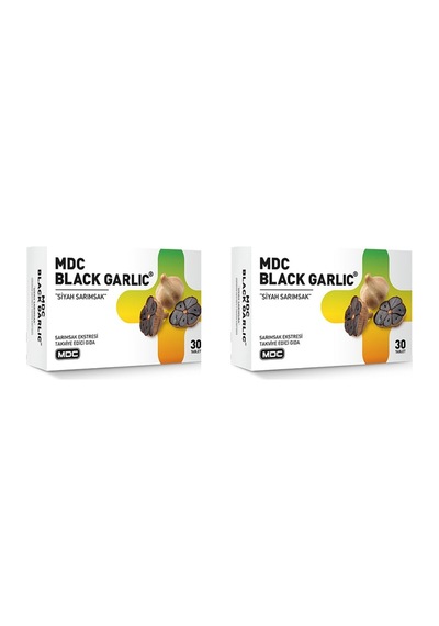 Mdc Black Garlic Sarımsak Ekstresi 30 Tablet 2 Adet