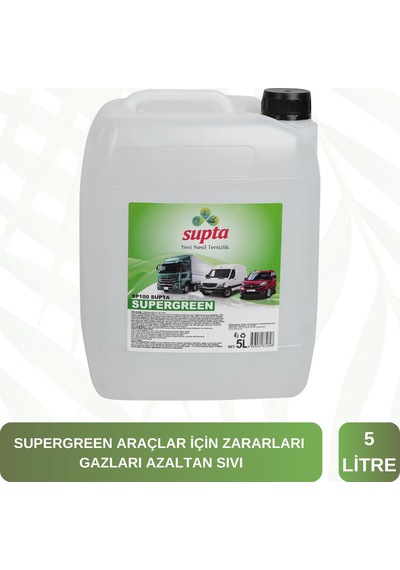 Supta Supergreen Dizel Araçlar Için Emisyon Düşürücü Yakıt Katkısı Euro 4/5/6