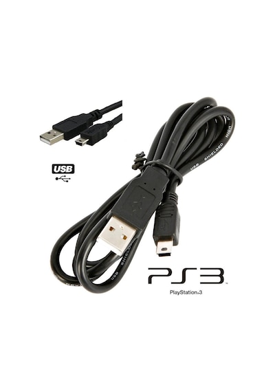 PS3 Kol Joystick Usb Sarj Kablosu 1.5 M
