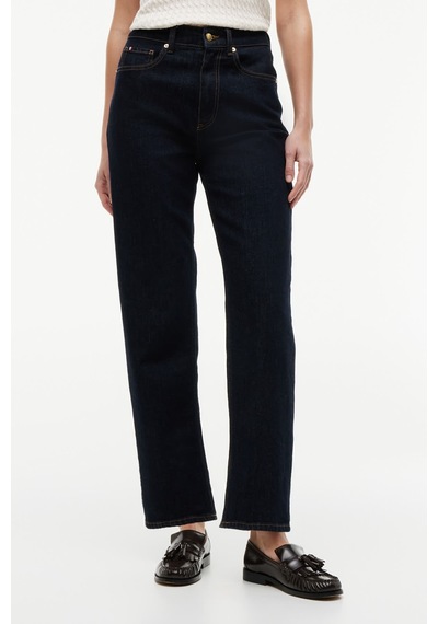 Tommy Hilfiger Tapered Rınse Hw Ankle Kadın Mavi Denim Pantolon - Ww0ww50966