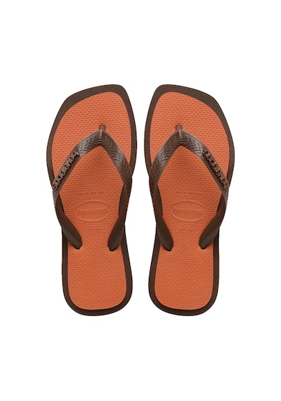 Havaianas Top Square Fusion Koyu Kahverengi Kadın Parmak Arası Terlik-6578 Kahverengi