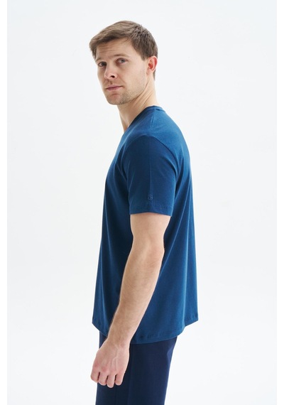AR-MA Arma Erkek Regular Fit Basic Süprem V Yaka Tişört Y29344472102 İndigo