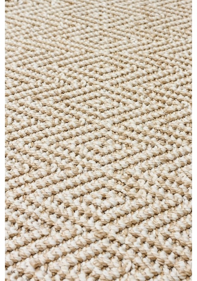Soho Sh 01 Beige Hav Vermeyen Özel Ipler Ile Üretilen Etnik Örgü Desenlere Sahip Makine Halısı