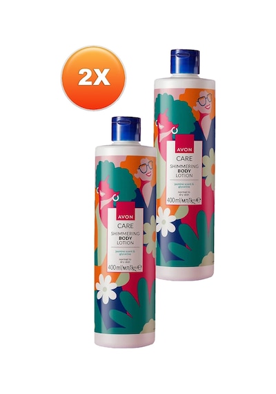 Avon Care Shimmering Gliserin İçeren Yasemin Kokulu Vücut Losyonu 2 x 400 ML