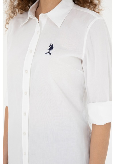 U.S. Polo Assn. U.s. Polo Assn. Kadın Uzun Kollu Gömlek 2086493 Beyaz