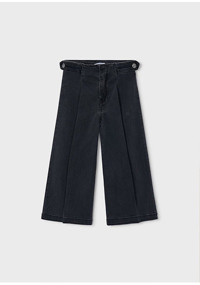 Mayoral Kış Sezon Kız Çocuk Pantolon Bol Denim Pantolon - Siyah