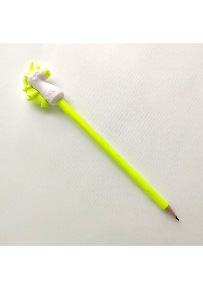 Unicorn Silgi Başlıklı Kurşun Kalem Sarı