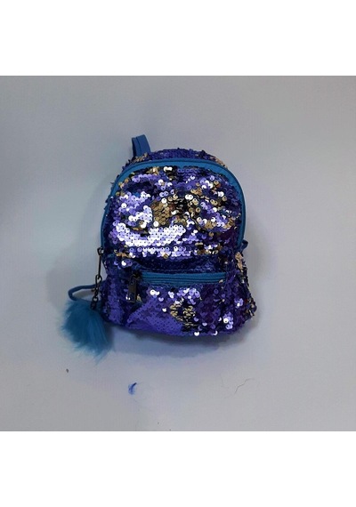 Fiyra Crn Bebe Mavi Pullu Kız Çocuk Sırt Çantası 16cmx20cmx10cm Mavi