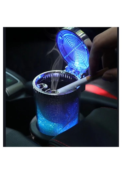 Simli Dumansız Küllük Kokusuz Ledli Küllük 7 Renkli Rgb Ledli