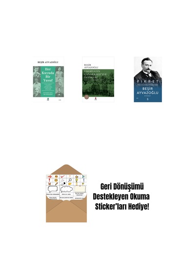Her Kuyuda Bir Yusuf + Edebiyatın Çanakkale Yle İmtihanı Ciltli + Fikret Ciltli + Okuma Sticker'ları