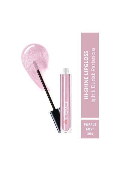 Işıltılı Dudak Parlatıcısı - Hi-shine Lip Gloss Purple Mist - No: 204 - Vegan & Temiz Içerik Diğer
