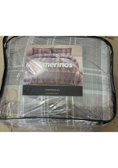 Merinos Comforter Açık Gri