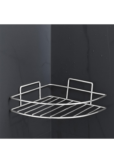 Tr Köşe Rafı 304 Paslanmaz Çelik Şampuanlık 23x23 Cm Kbk100 Diğer