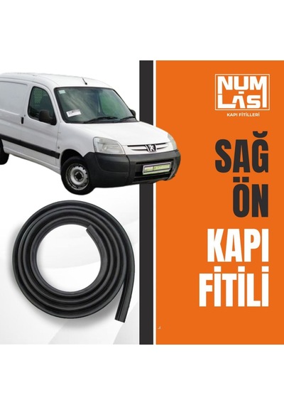 Peugeot Partner Panelvan 1996-2008 Sağ Ön Kapı Fitili-a Kalite-numlas-nm4539