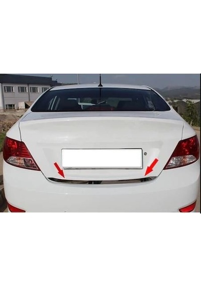 Hyundai Accent Blue Bagaj Alt Çıtası Kromu Nikelaj