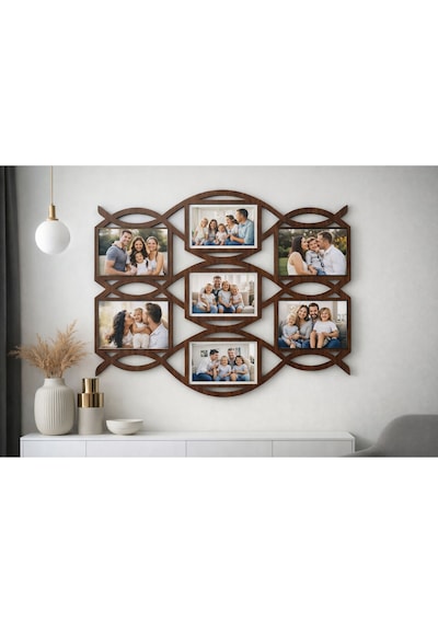 Resim Çerçevesi 7li Oval Şık Ve Modern Mrcçerçevelerim10001231