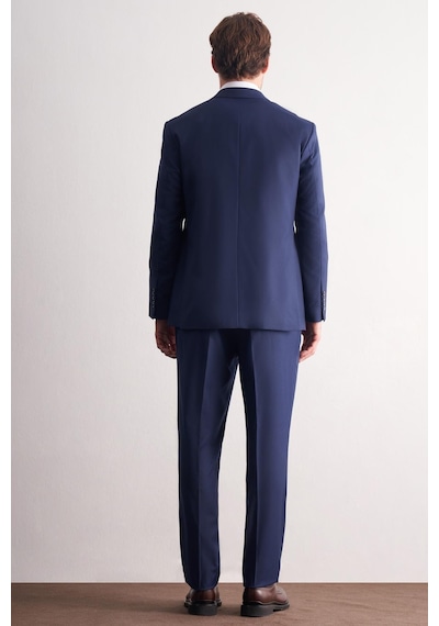 İmza Lacivert Mono Yaka Kendinden Çizgili Desen Esnek 4 Drop Comfort Fit Classic Takım Elbise 1001255159 Lacivert İmza Lacivert Mono Yaka Kendinden Çizgili Desen Esnek 4 Drop Comfort Fit Classic Takım Elbise 1001255159 Lacivert