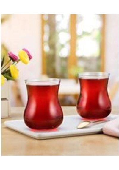 Çay Bardağı Semaver 6'lı 285 Cc Büyük Çay Bardak 42801 - Şeffaf