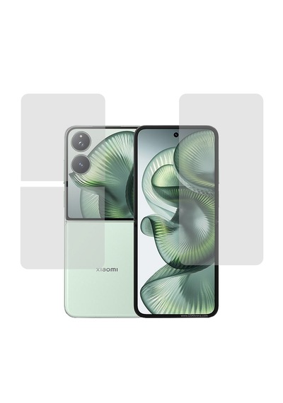 Microcase Xiaomi Mix Flip 2 Esnek Ön Arka Koruma Filmi - Al3426