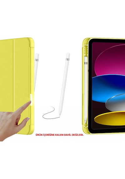 Apple Uyumlu iPad  11.nesil 11 İnç 2025 Kılıf Premium Kalem Bölmeli Uyku Modlu Kapaklı Smart Case Kapaklı Kılıf