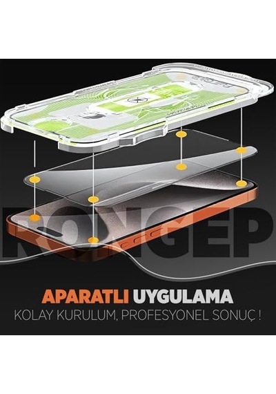 Pro Max 6.9 Için Kolay Kurulum Ekran Koruyucu Otomatik Toz Toplayan Hava Kabarcığı Bırakmayan Dokunmatik Ve Görün