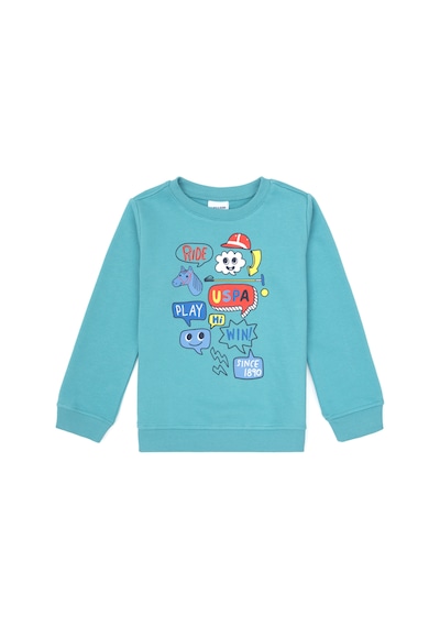 U.s. Polo Assn. Erkek Çocuk Koyu Mint Sweatshirt 50316519-vr152 Koyu Mınt