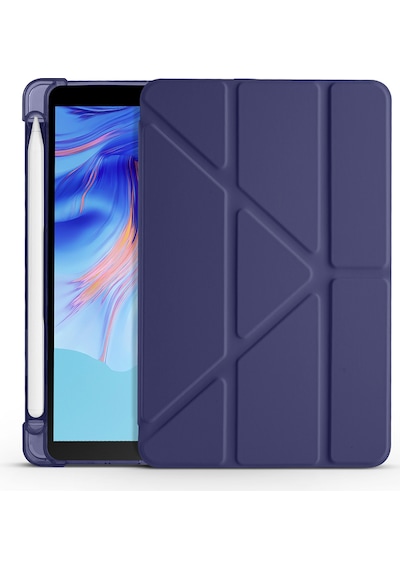 Honor Pad X7 8.7 Jms-w09 Kılıf Kalem Bölmeli Trifolding Case
