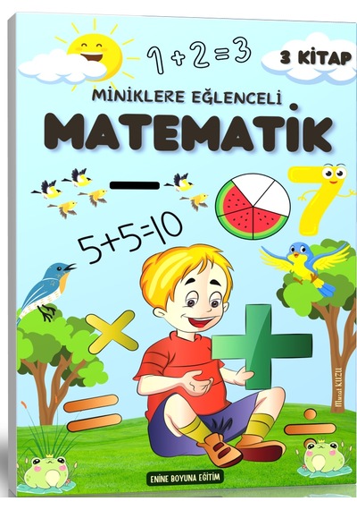 Miniklere Eğlenceli Matematik Kitap Seti 5-8 Yaş İçindir