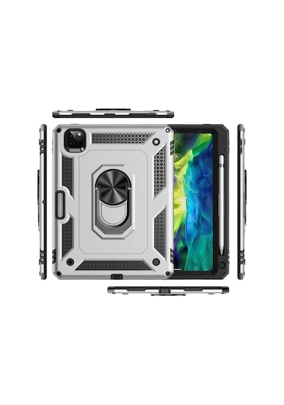Apple Uyumlu iPad Pro 11 Tablet Kılıf Tam Korumalı Tank Silikon Kapak 549806001