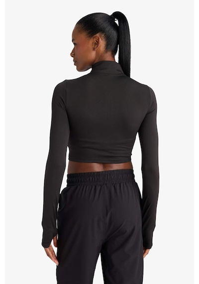 Defacto Defactofit Slim Fit Dar Kesim Fermuarlı Dik Yaka İçi Yumuşak Tüylü Esnek Kumaş Uzun Kollu Tişört W0343az25aubk81 SIYAH Defacto Defactofit Slim Fit Dar Kesim Fermuarlı Dik Yaka İçi Yumuşak Tüylü Esnek Kumaş Uzun Kollu Tişört W0343az25aubk81 SIYAH