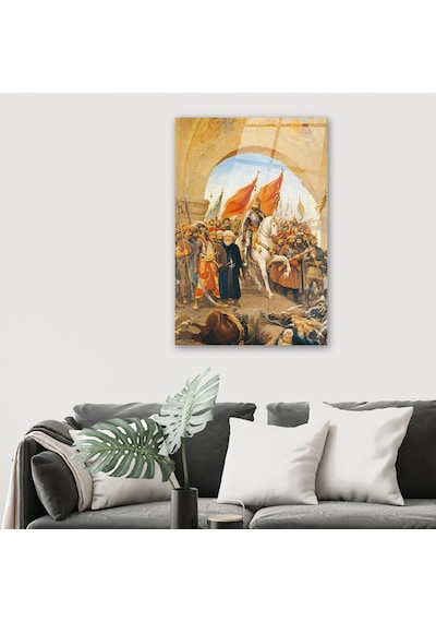 Fatih Sultan Mehmet Fsm Cam Tablo Fatih'in İstanbul'u Fethi