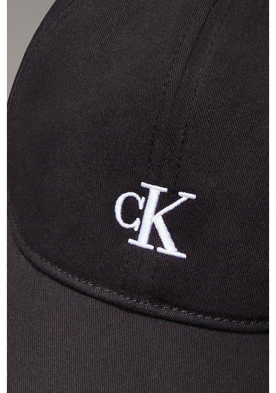 Calvin Klein Iu0ıu00150-monogram Baseball Cap Standart Kalıp Düz Siyah Çocuk Şapka-16385