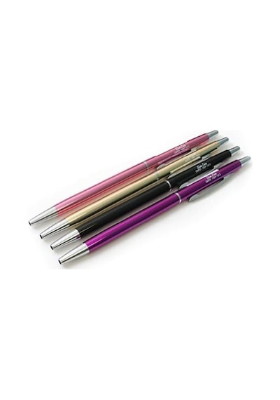 Ohto Slim Line Serisi Nbp-5b3 Metalik Mor Tükenmez Kalem 0.3