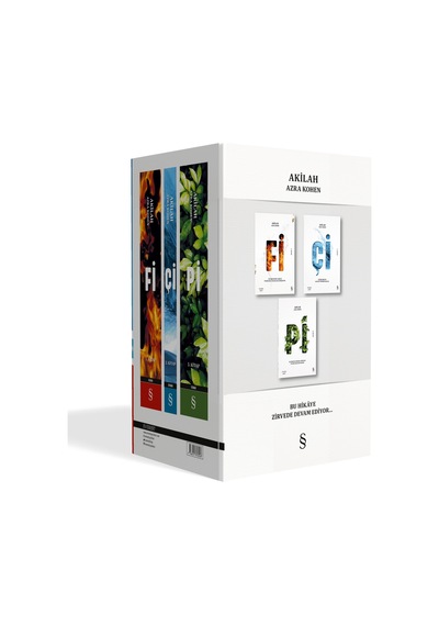 Akilah Azra Kohen 4 Kitap Set + Okuma Sticker'ları
