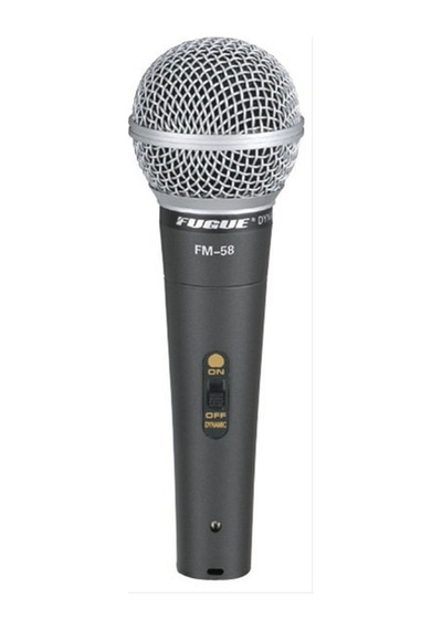 Fugue Fm-58 Mikrofon Kablolu Dinamik Tek Yönlü 600 Ohm Fugue. Fm