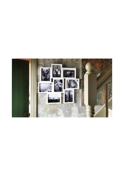 Ikea Vaxbo 8 Fotoğraflı Kolaj Çerçevesi 13 X 18 Cm Beyaz