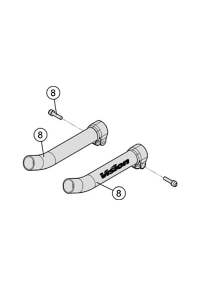 Fsa Vısıon Mını Clıp-on 5d Acr 670-0407000030 Lr Aerobar-dinlendirici Eklentisi 001