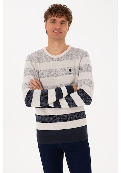 U.S. Polo Assn. Erkek Regular Fit Bisiklet Yaka Açık Lacivert Kazak 50307872-VR059 U.S. Polo Assn. Erkek Regular Fit Bisiklet Yaka Açık Lacivert Kazak 50307872-VR059
