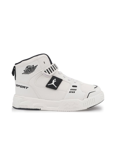 Sneaker Ortopedik Taban Unisex Çocuk Spor Ayakkabı Beyaz