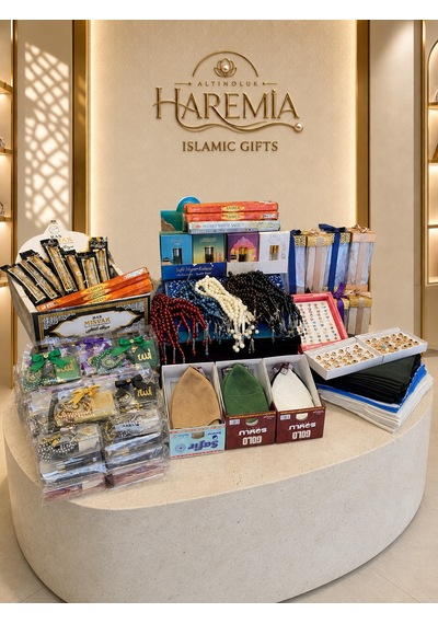 50 Kişilik Haremia Luxury Hac Hediyelik Paketi 520 Parça Premium Set .