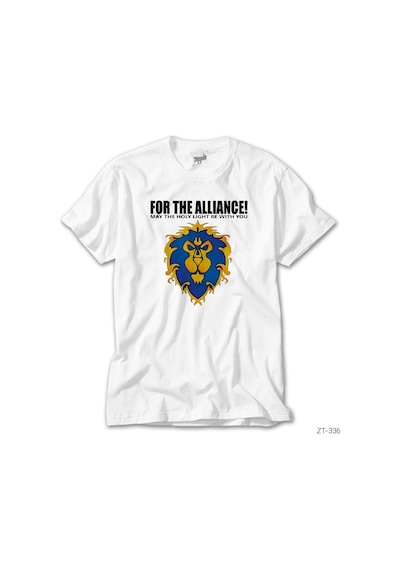 World Of Warcraft Alliance Beyaz Tişört