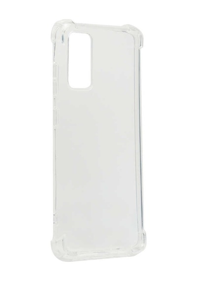 Mobilteam Galaxy Uyumlu S20 Kılıf Kamera Korumalı Nitro Anti Shock Silikon - Renksiz Renksiz
