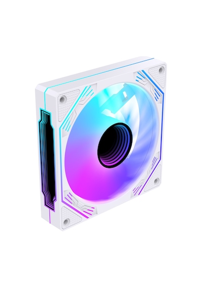Ng-a120w 3'lü Set 120mm Argb Pwm Kasa Fanı Ve Kumandalı Kontrolcü Beyaz