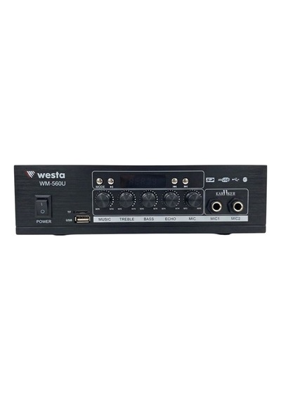 Westa Wm-560u Hat Trafolu Usb - Sd - Bluetooth Destekli Mini Mixer Amfi