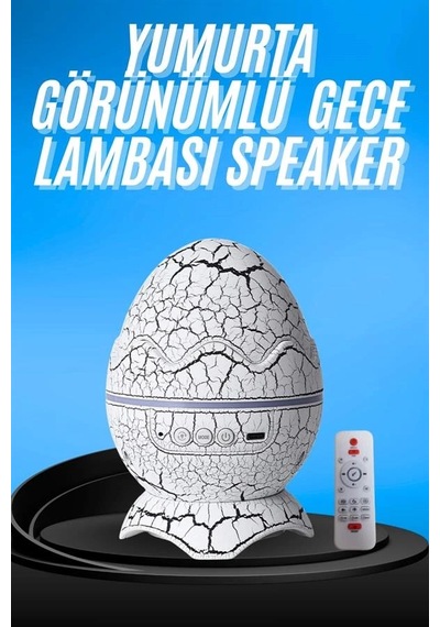 Mey İthalat Gece Lambası Yumurta Işık Speaker Yeni Nesil Dinozor Yumurtası Görünümlü Çok Renkli 93853927