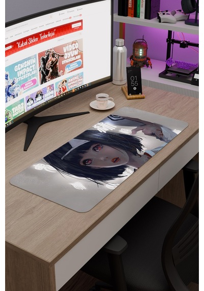 Noragami Kaymaz Dikişli Kauçuk Oyuncu Mousepad V1 - 70x30 Xl Gaming Mouse Pad Fare Altlığı
