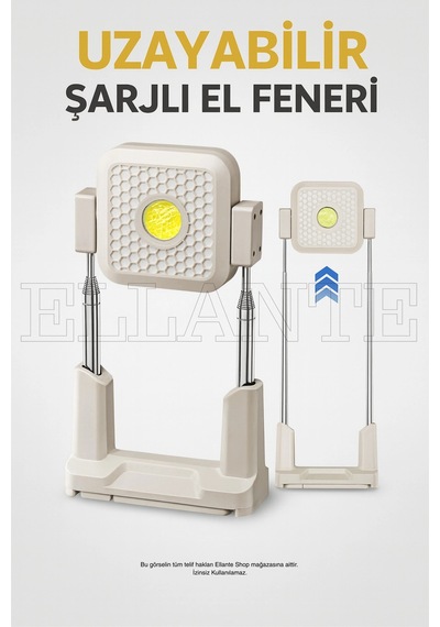 Portatif Güneş Enerjili Led Kamp Feneri 10000mah, Ip66 Su Geçirmez, 4 Mod Aydınlatma Çok Renkli