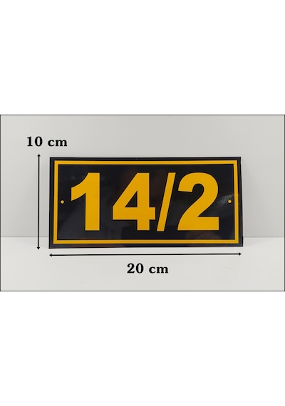 Kapı Numarası 10X20 Cm, Bina, Apartman, Işyeri Numarası (471060158)