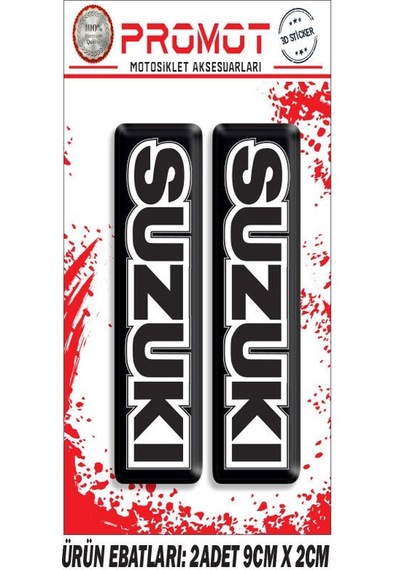 Suzukı Tasarımlı Ön Maşa Damla Sticker 04 Diğer