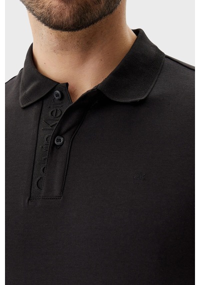 Calvin Klein Erkek Polo Yaka T Shirt K10k114135 Beh Siyah SIYAH